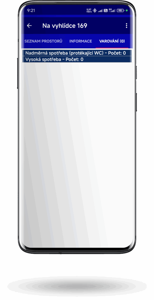 Výpis varování na domě